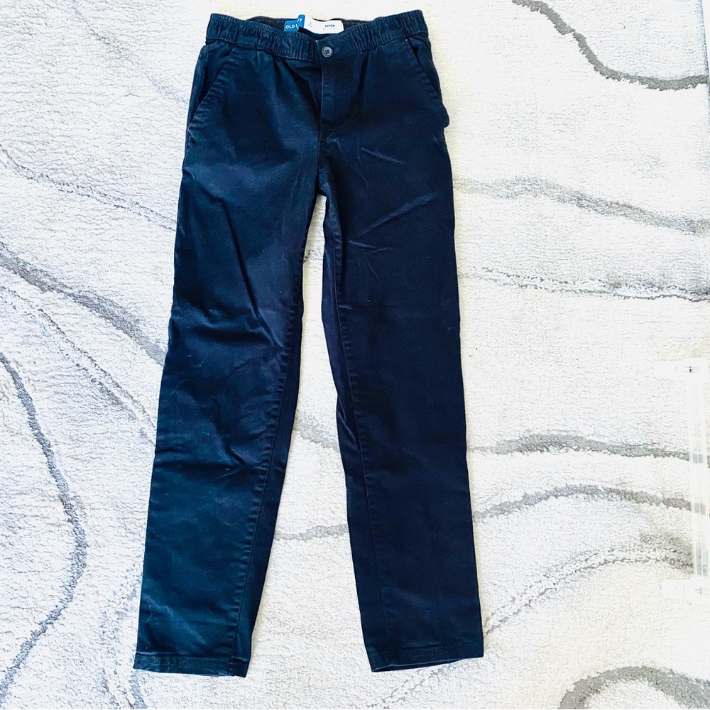 BOYS✌🏽Old Navy Black “Taper” Long Pants SZ L